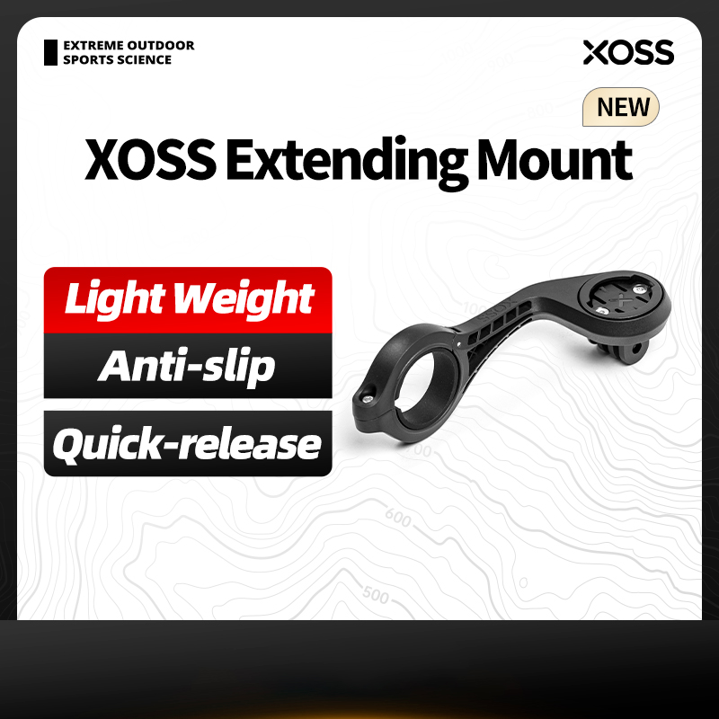 Bike Speedometer - XOSS 自転車ハンドルバー拡張ブラケット自転車ヘッドライトマウントバーコンピュータホルダーランタンランプサポートラックファイバースタンド