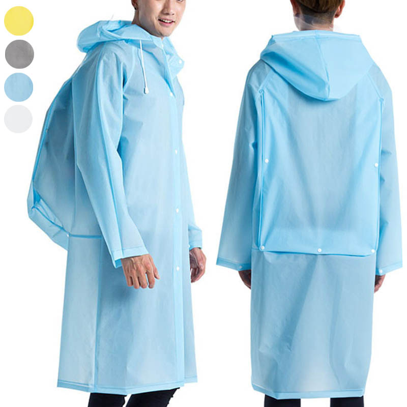 Cycling Gear For Rain - 男性と女性のための透明な防水レインコート,ユニセックスジャケット,サイクリング,ハイキング,新品