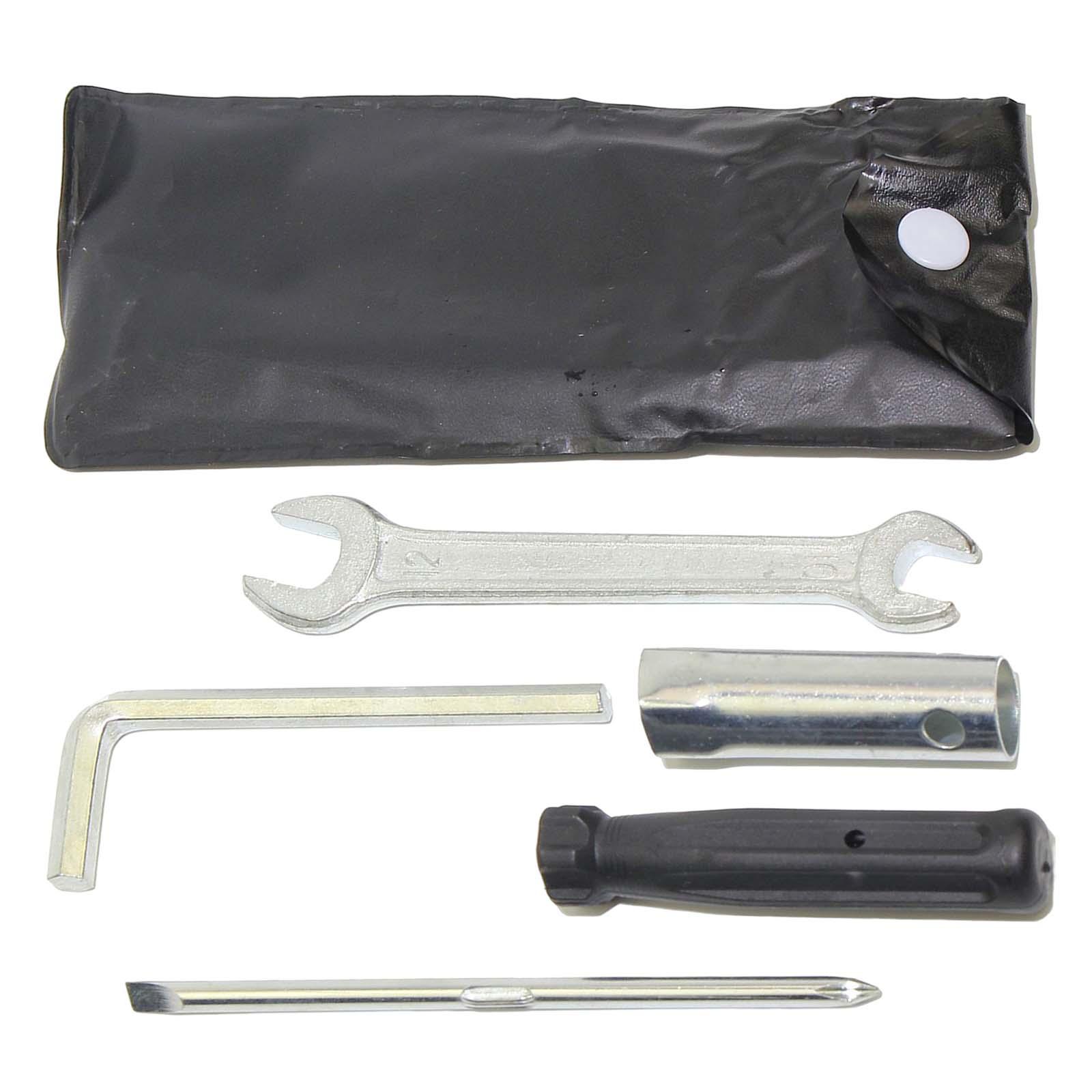 Cycling Gear Organiser - オーガナイザーバッグ付きオートバイメンテナンスツールキット,スリーブセット,電動バイク用ユニバーサルキット,5個