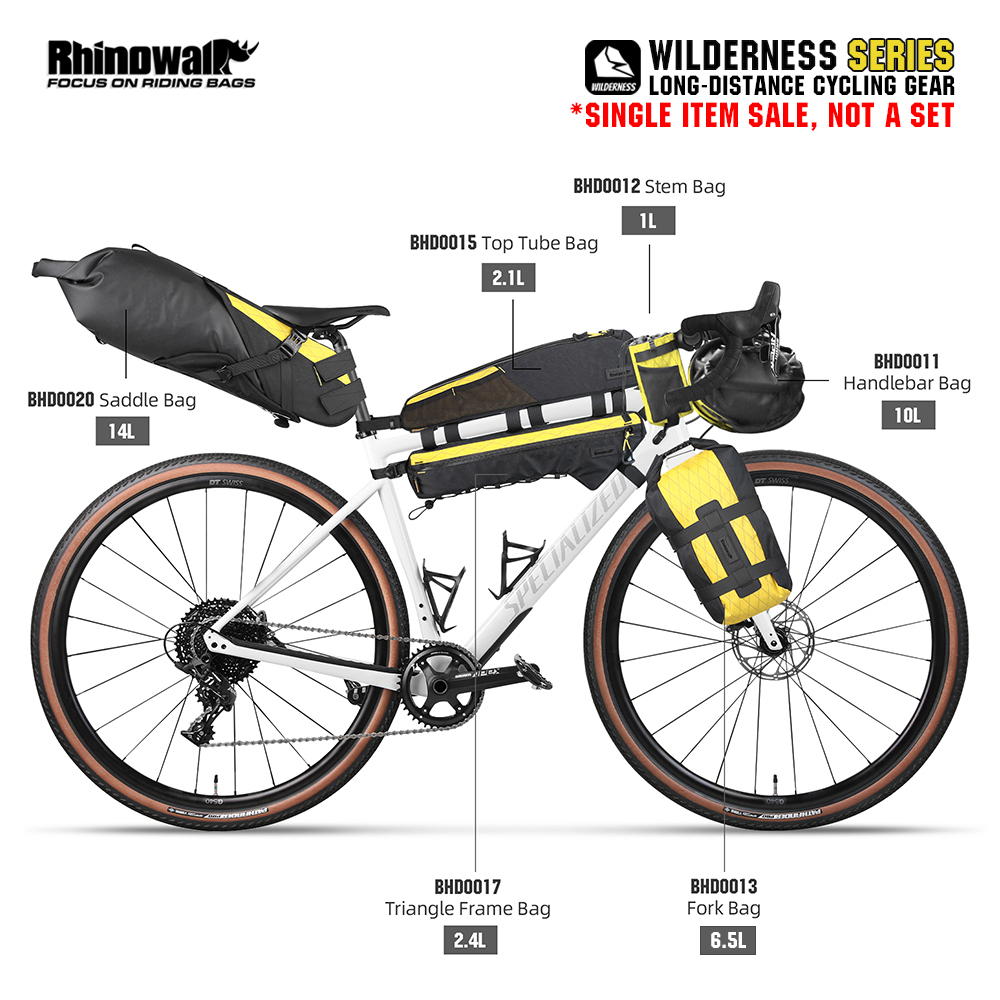 Cycling Gear Duffle - Rhinowalk-長距離バイクハンドルバーバッグ,サイクリングギア,サドル,フレームバッグを選択,アイテムを選択する必要があります,販売はセットではありません