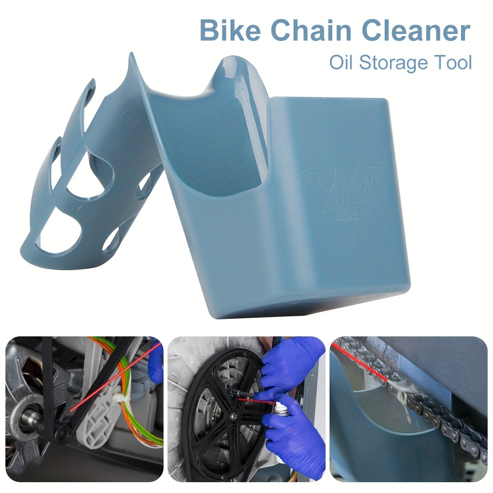 Cycling Gear Organiser - バイクチェーンオイルメンテナンスキット 防滴ツールボックス 潤滑剤収納オーガナイザー 油汚れ除去剤付き バイク・自転車用