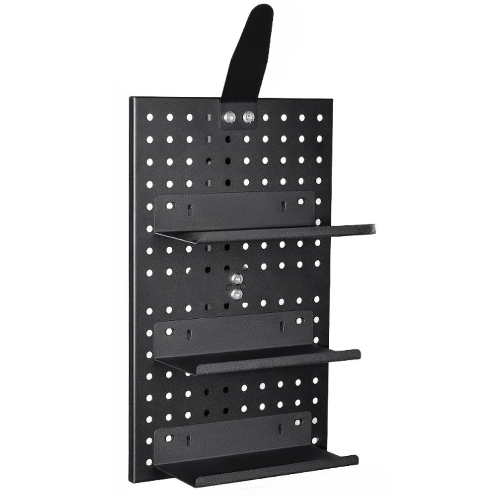 Cycling Gear Organizer Wall - サイクリングギアオーガナイザー バイク壁掛けホルダー 室内収納用 ブラックアルミニウム合金製 軽量素材