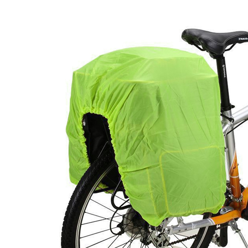 Cycling Gear For Rain - 自転車パニアバッグレインカバーユニバーサル防塵防水プロテクター MTB ロード自転車リアラックパニアバッグサイクリングギア用