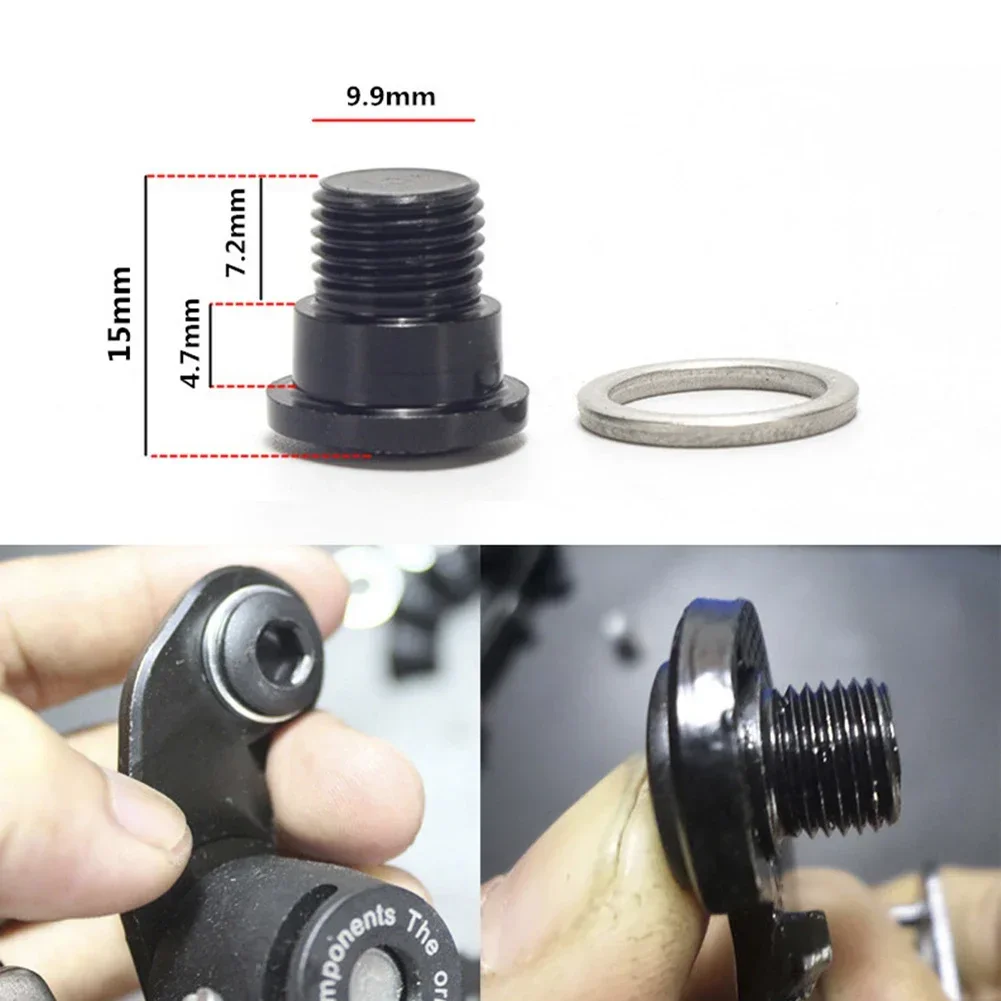 Cycling Gear Hanger - Shimano tx35 tz用リアディレイラー固定ボルト,ギアハンガー,マウンテンバイクアクセサリー,15mm, 20mmネジ