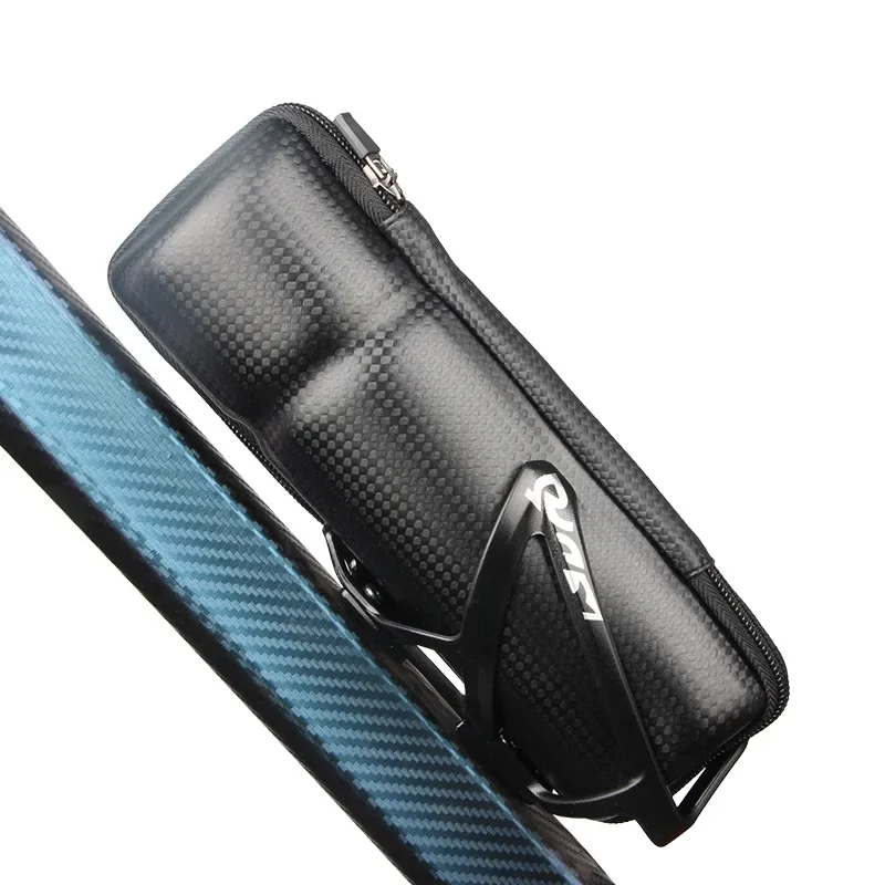 Cycling Gear Organiser - 1pc ボトルケージツールバッグジッパー防水大容量ポータブルハードシェルケースオーガナイザーマウンテンバイク