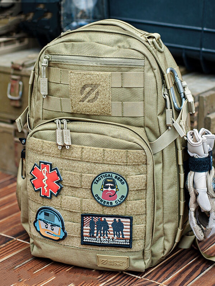 Cycling Gear Backpack - 7th Honey Baer タクティカルバックパック メンズ アウトドア
