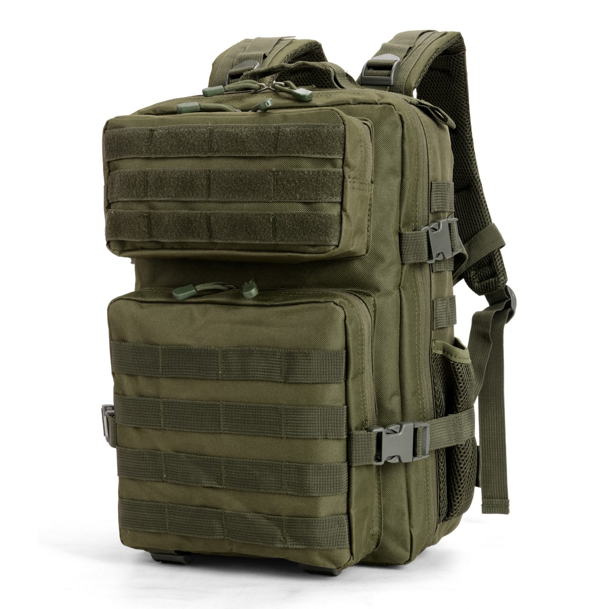 Cycling Gear Duffle - 24L モールタクティカルバックパック 男女兼用 耐摩耗性ショルダーデイパック ギア収納バッグ 学校用