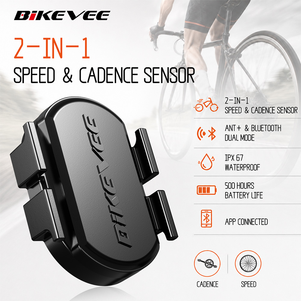 Bike Speedometer - BIKEVEE ユニバーサルワイヤレス ANT+ Bluetooth ケイデンススピードセンサー バイクサイクリング