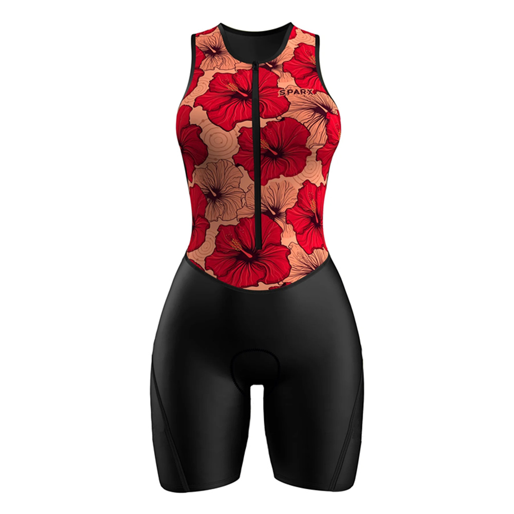 Cycling Gear Ladies - Sparx-女性用トライアスロンスポーツスーツ,ノースリーブの女性用スーツ,サイクリングウェア,ランニングギア