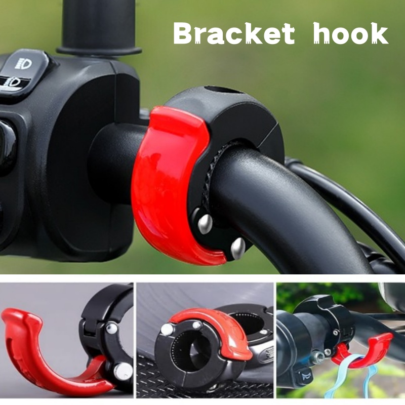 Cycling Gear Hanger - 交換可能なバイク用吊り下げバッグフック多機能ABS/アルミニウム製オートバイハンガーフックオートバイバイク用ヘルメットフック