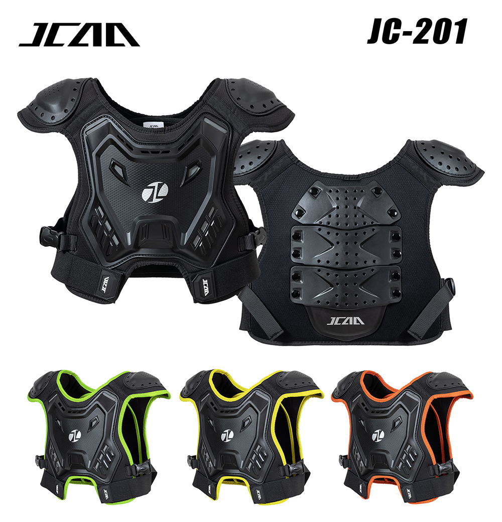 Cycling Gear For Kids - 子供用モトクロスボディアーマー保護ベストDH ATVダートバイクバックチェストプロテクターキッズスポーツサイクリングスケート保護ギア