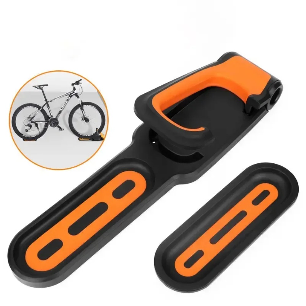 Cycling Gear Organizer Wall - 1PC 自転車壁掛けラックロードバイク収納固定吊り下げフック MTB バイクサポートスタンドブラケットホルダーサイクリング駐車バックル