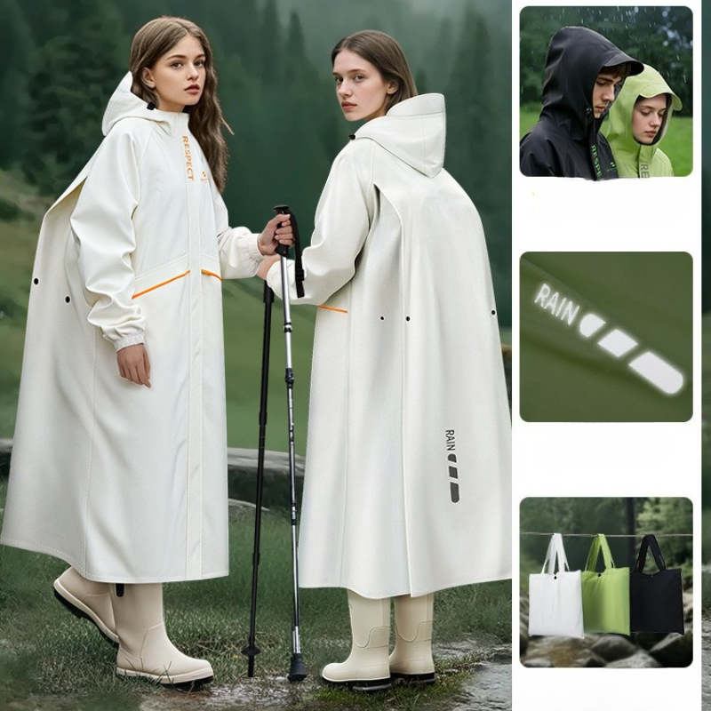 厚手の防水バイク用レインコート、全身を覆うアウトドアサイクリ - Cycling Gear For Rain のレビューと価格