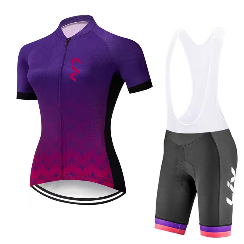 LIV レディース サイクリング ジャージ セット 夏用 ロ - Cycling Gear Ladies のレビューと価格