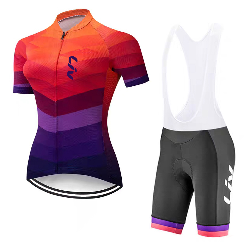LIV レディース サイクリング ジャージ セット 夏用 ロ - Cycling Gear Ladies のレビューと価格