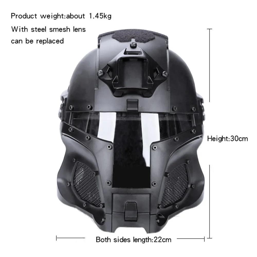 交換可能なレンズ付きの戦術的なモジュラーヘルメット,保護具, - Cycling Gear For Winter のレビューと価格
