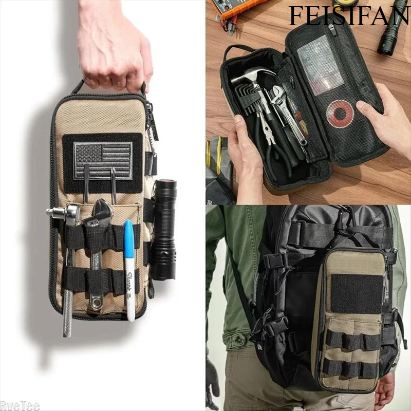 頑丈なポータブル電気技師用小型ツールポーチ、ユーティリティ収 - Cycling Gear Organiser のレビューと価格