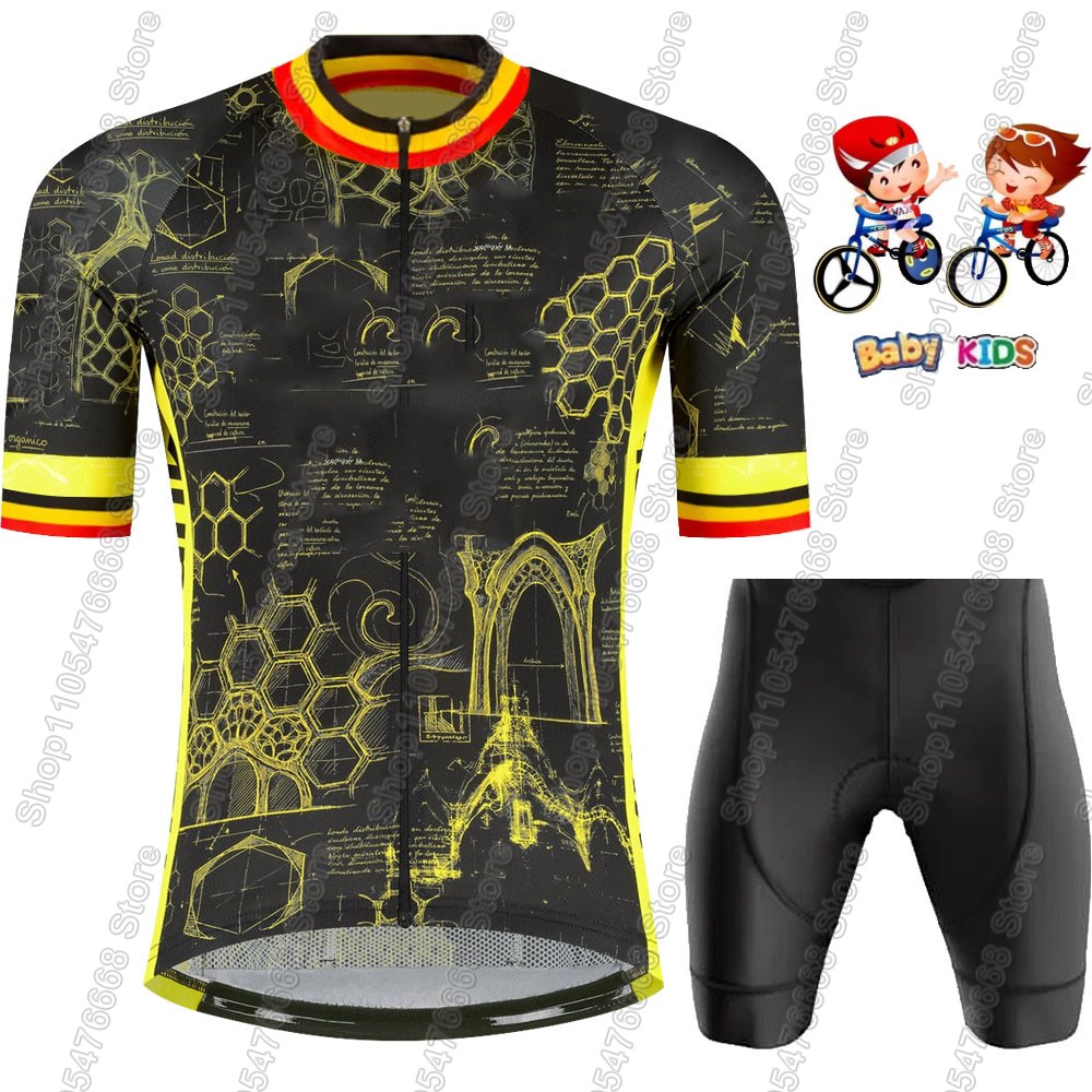 キッズフランスツアー2026サイクリングジャージセット ウォ - Cycling Protective Gear Kids のレビューと価格
