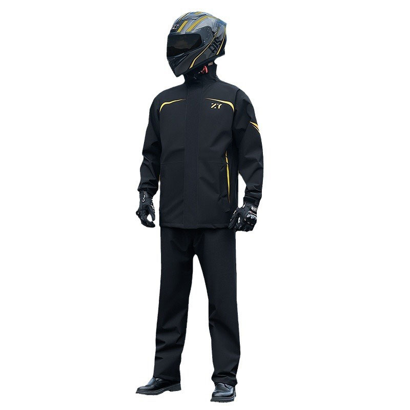 オートバイのレインコートと男性用パンツセット,防水レインギア - Cycling Gear For Rain のレビューと価格