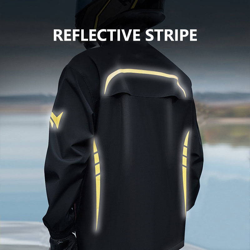 オートバイのレインコートと男性用パンツセット,防水レインギア - Cycling Gear For Rain のレビューと価格