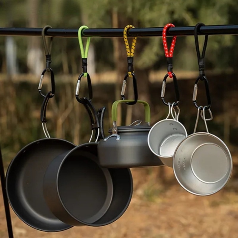 5 個の高耐久バンジーコード弾性タイストラップストリングカラ - Cycling Gear Hanger のレビューと価格