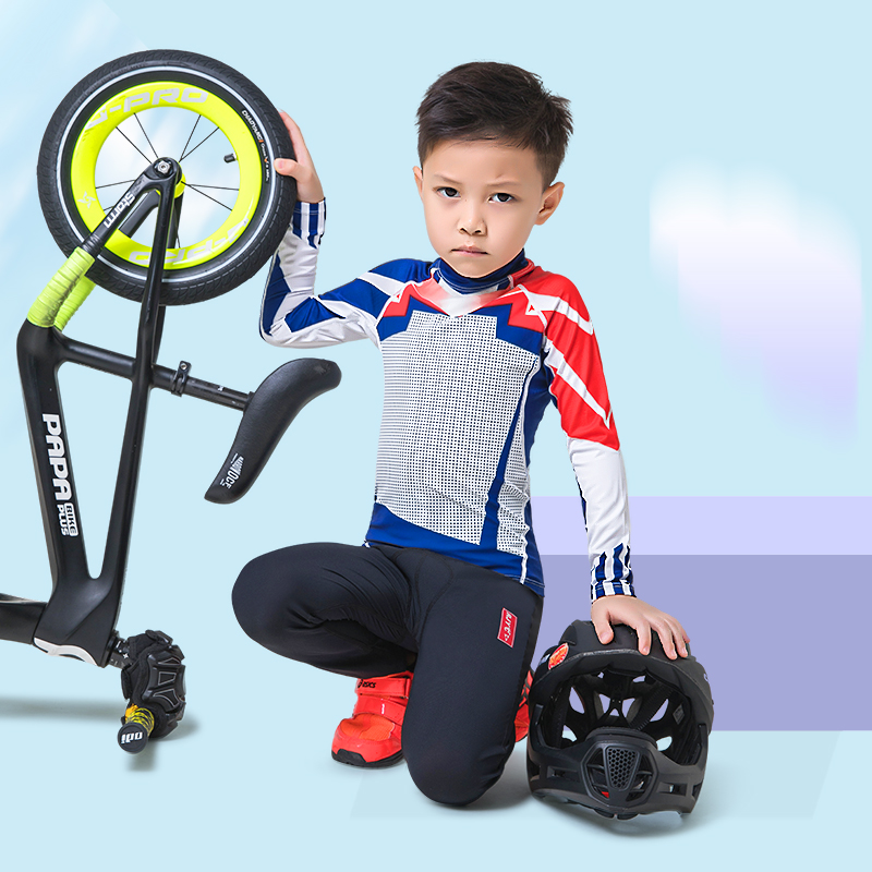 2021 サイクリングジャージセット子供のための通気性スポー - Cycling Protective Gear Kids のレビューと価格