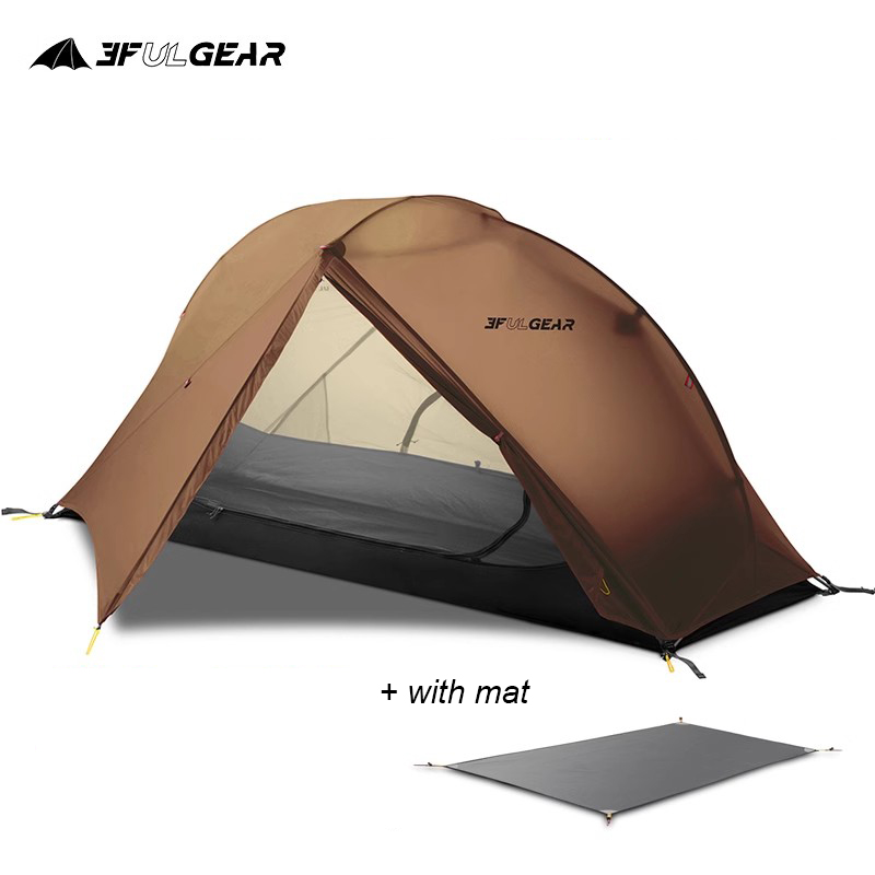 3F UL ギア 1 人キャンプテント超軽量防水屋外旅行テン - Cycling Gear Backpack のレビューと価格
