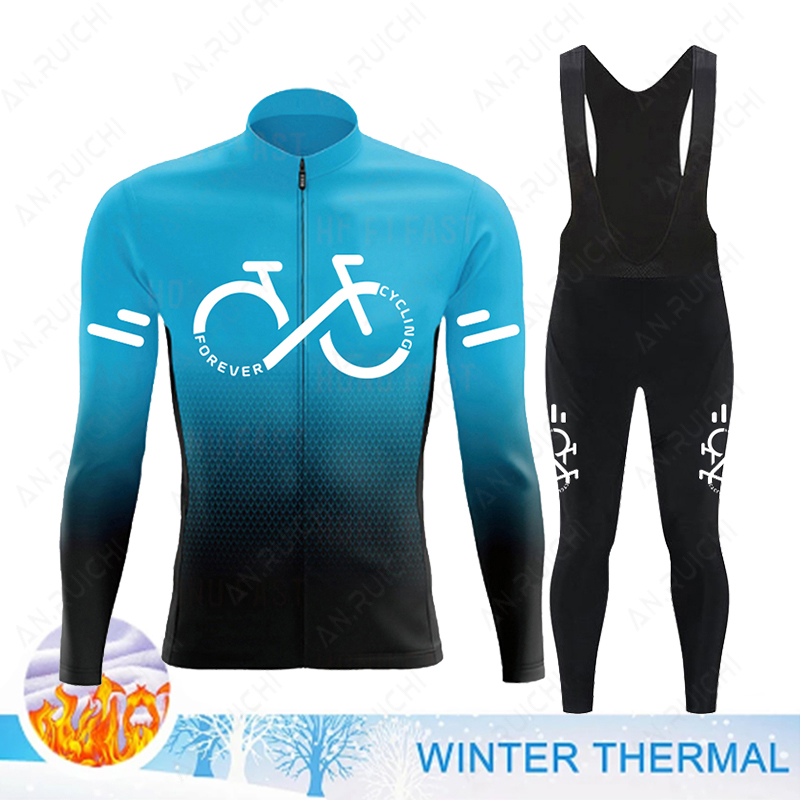 2023 冬サーマルフリースサイクリングジャージセットメンズ - Cycling Gear For Winter のレビューと価格