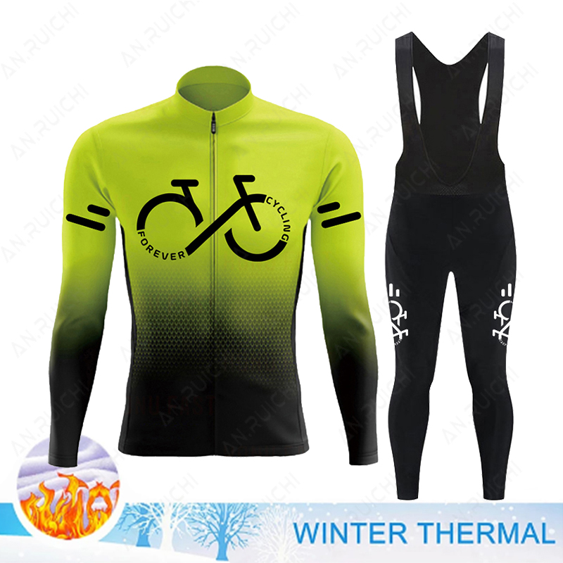 2023 冬サーマルフリースサイクリングジャージセットメンズ - Cycling Gear For Winter のレビューと価格