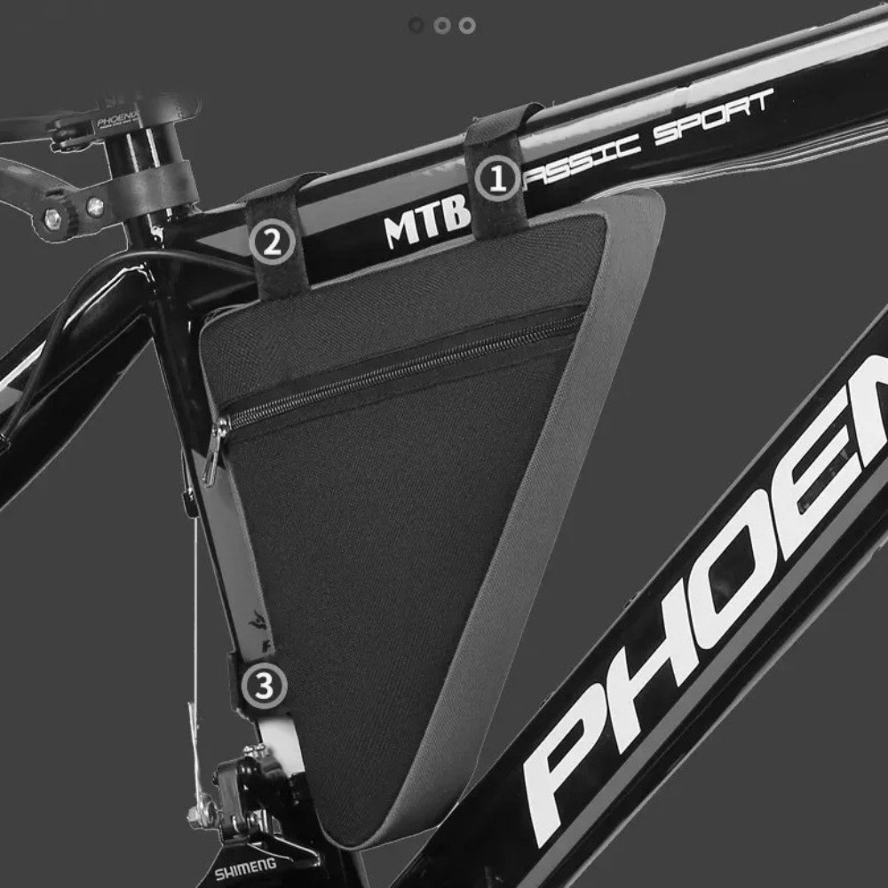 防水自転車三角バッグサイクリングギアボトルポケット付き自転車 - Cycling Gear Duffle のレビューと価格