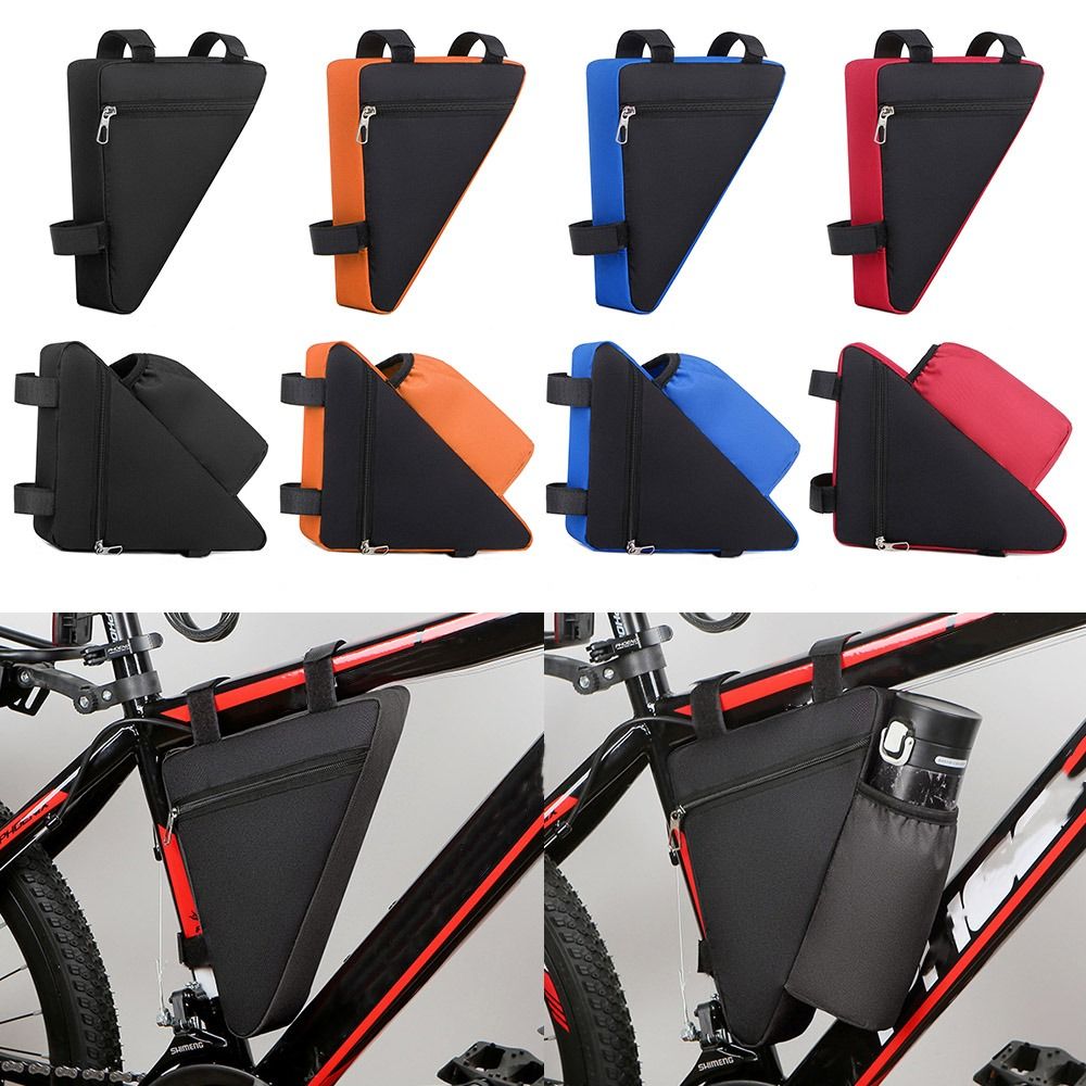 防水自転車三角バッグサイクリングギアボトルポケット付き自転車 - Cycling Gear Duffle のレビューと価格