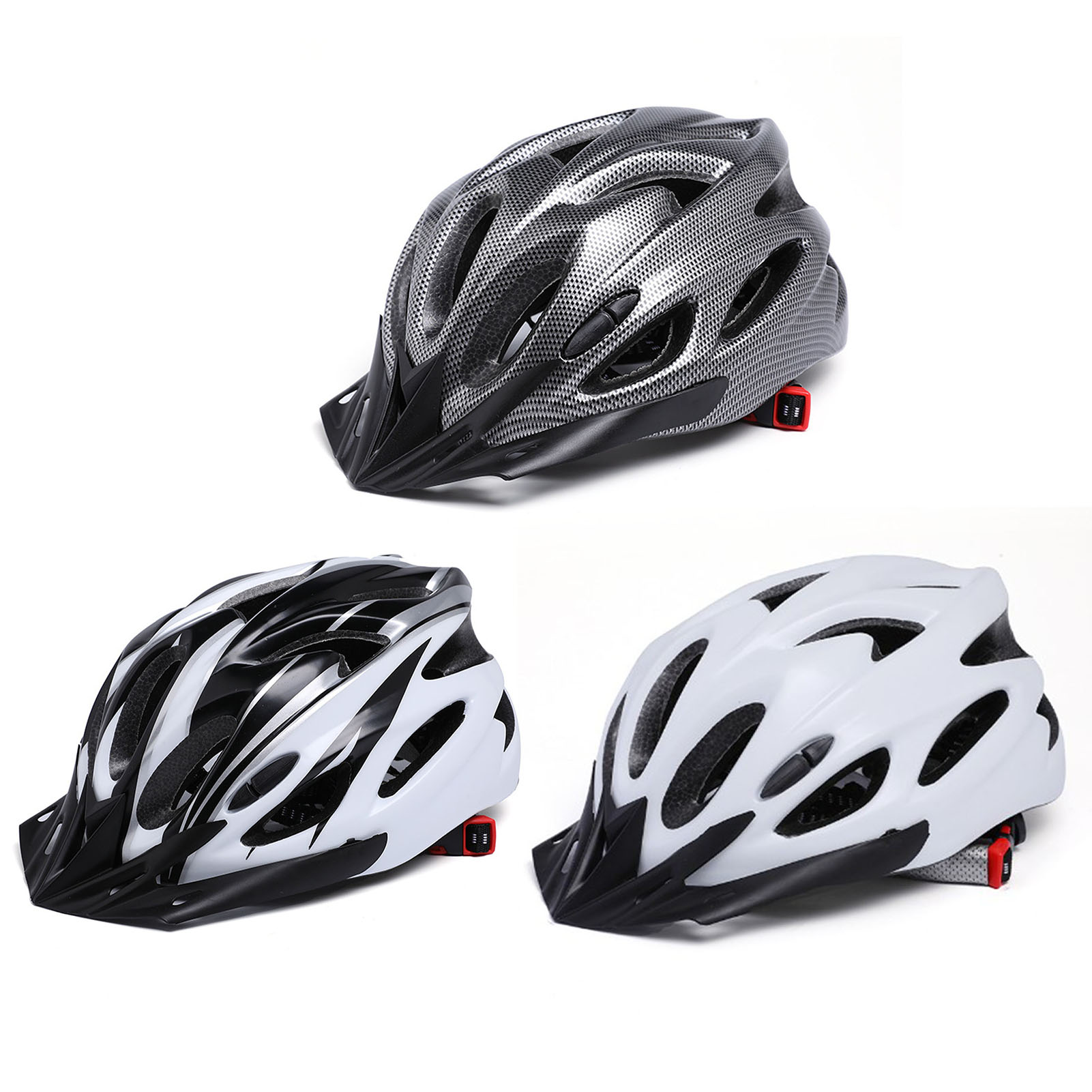 一体成型自転車ヘルメット軽量調整可能安全ヘルメット男性女性マ - Cycling Gear For Large Men のレビューと価格
