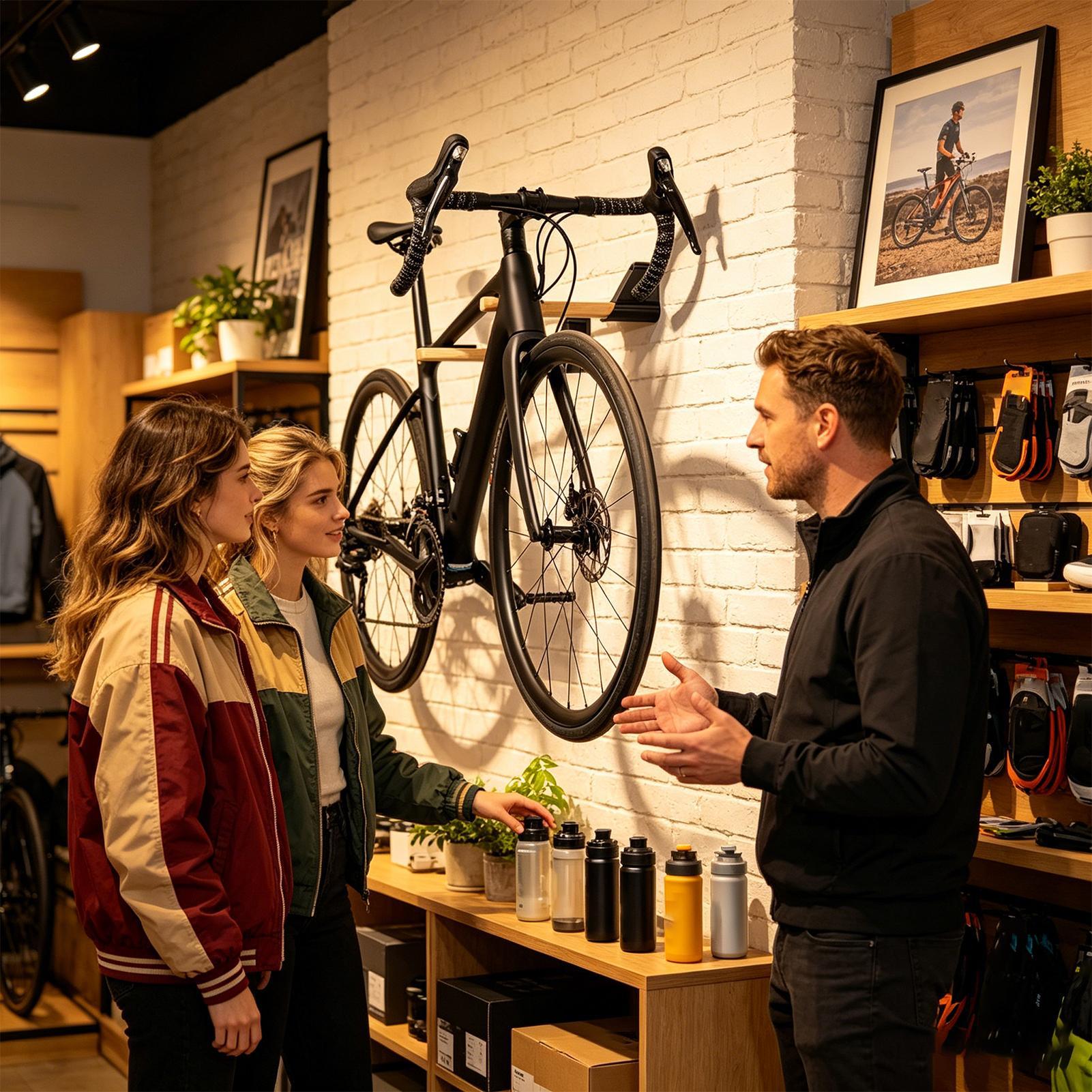 壁掛け式自転車ラック-水平自転車収納フック駐車ラック木製壁掛 - Cycling Gear Organizer Wall のレビューと価格