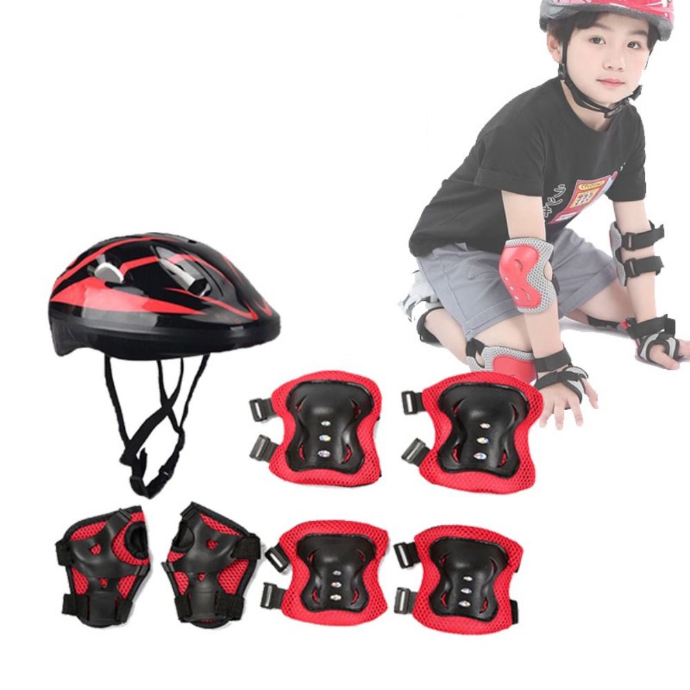 子供用の膝と肘のパッド、リストガード、スポーツ保護具、スクー - Cycling Protective Gear Kids のレビューと価格