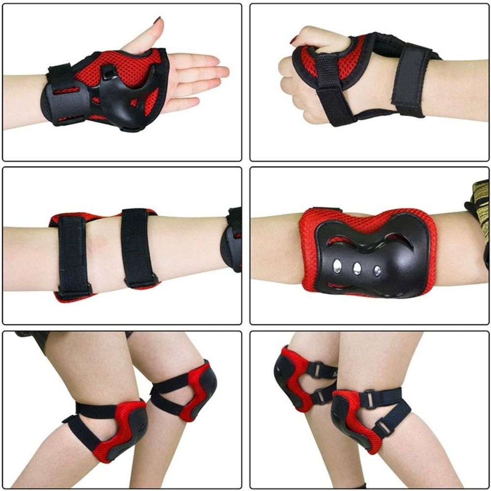 子供用の膝と肘のパッド、リストガード、スポーツ保護具、スクー - Cycling Protective Gear Kids のレビューと価格