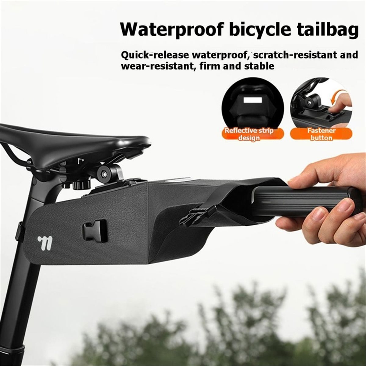PHONE&GEAR 防水自転車サドルバッグ クイックリリー - Cycling Gear Manufacturer のレビューと価格