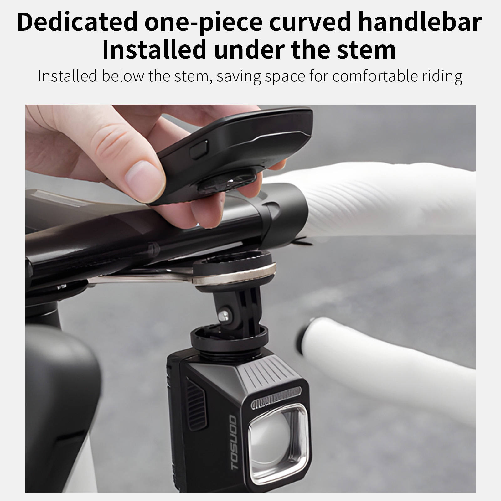 TOSUOD チタン合金一体型ハンドルバーバイクコンピュータ - Bike Speedometer のレビューと価格
