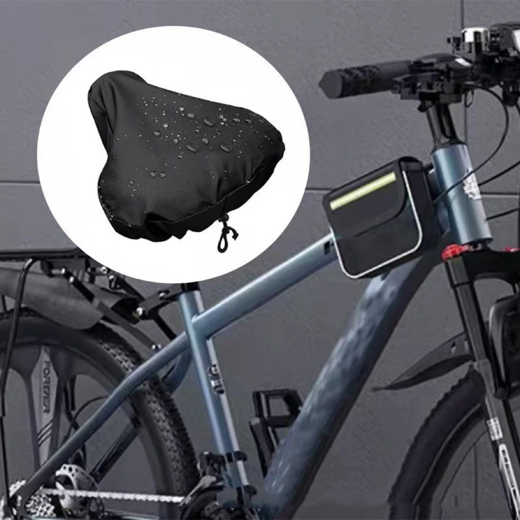 耐久性のあるオックスフォード生地自転車サドルレインカバー防水 - Cycling Gear For Rain のレビューと価格
