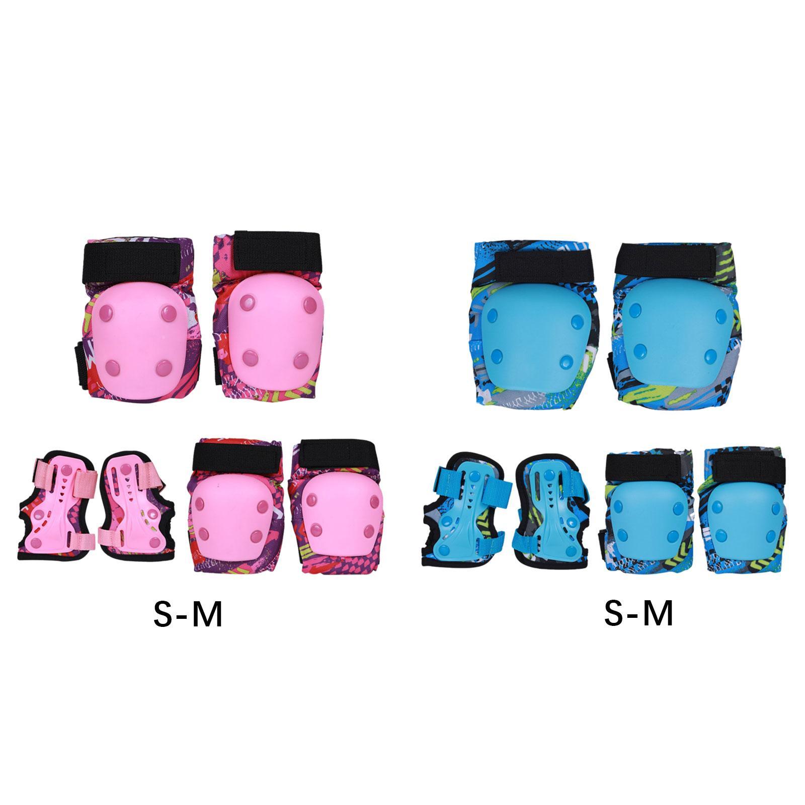 子供用保護具6点セット 膝パッド 肘パッド 手首ガード 軽量 - Cycling Protective Gear Kids のレビューと価格