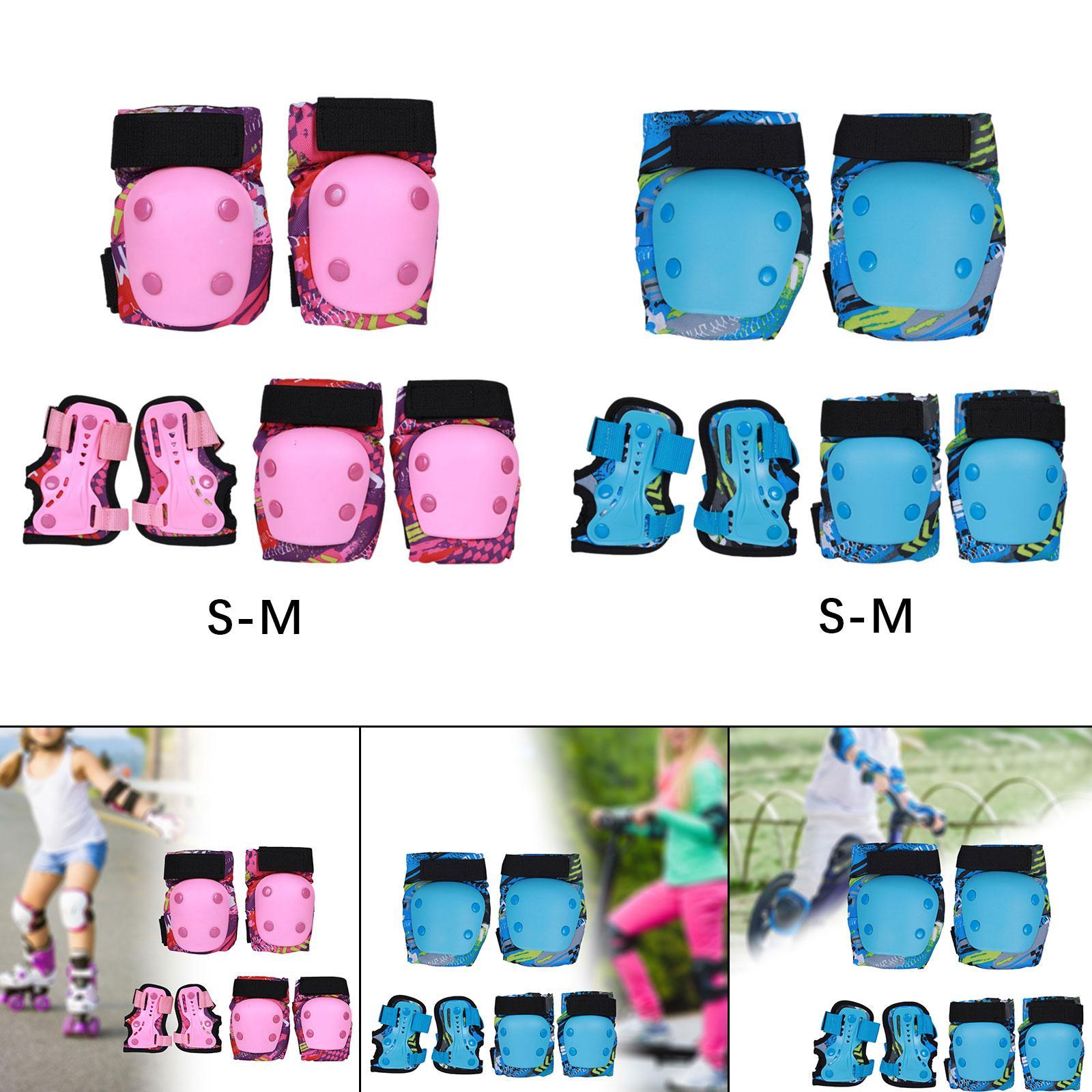 子供用保護具6点セット 膝パッド 肘パッド 手首ガード 軽量 - Cycling Protective Gear Kids のレビューと価格