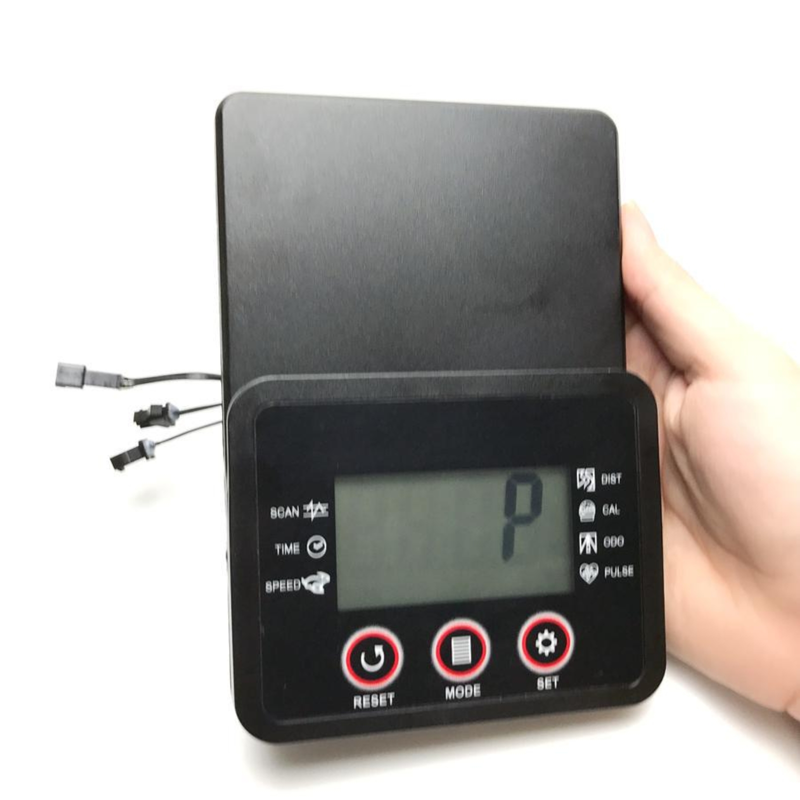 フィットネスバイク用インストルメントコンソール コンパクトL - Bike Speedometer のレビューと価格