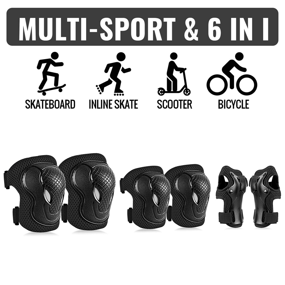 GOMOREON 6 ピース/セット子供の安全膝パッド肘パッ - Cycling Gear For Kids のレビューと価格