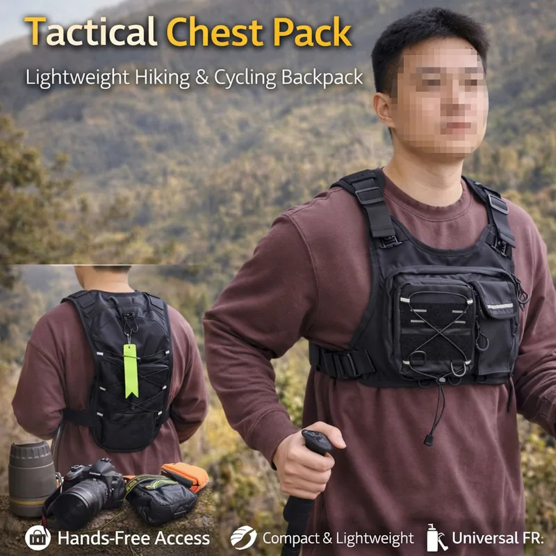 2026年新型タクティカルベストチェストバッグ、2Lウォータ - Cycling Gear Duffle のレビューと価格