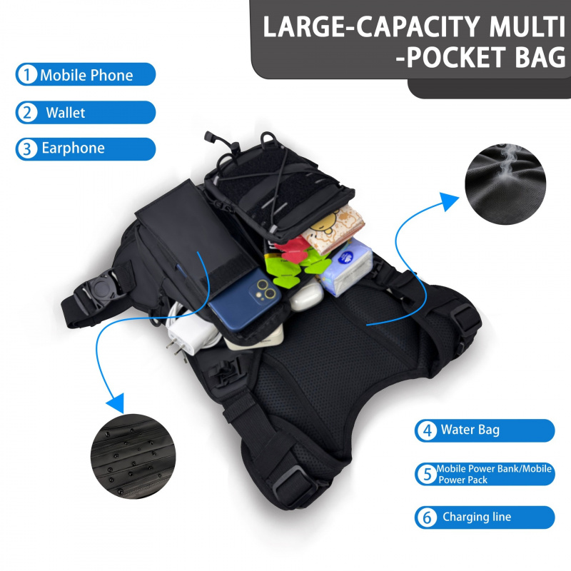 2026年新型タクティカルベストチェストバッグ、2Lウォータ - Cycling Gear Duffle のレビューと価格