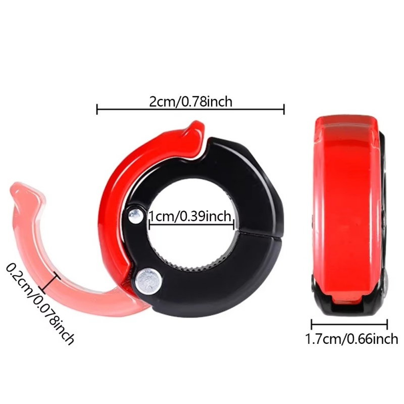 交換可能なバイク用吊り下げバッグフック多機能ABS/アルミニ - Cycling Gear Hanger のレビューと価格