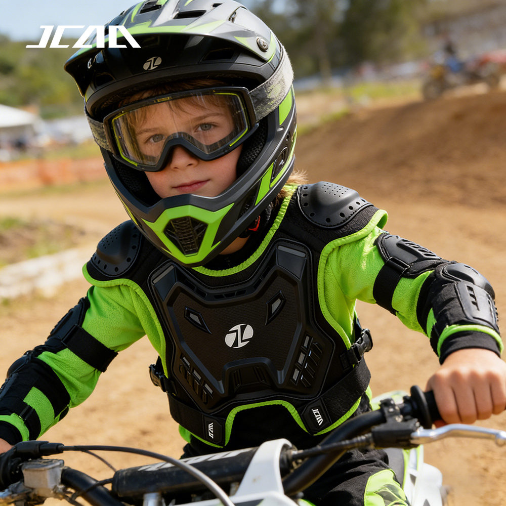 子供用モトクロスボディアーマー保護ベストDH ATVダートバ - Cycling Gear For Kids のレビューと価格