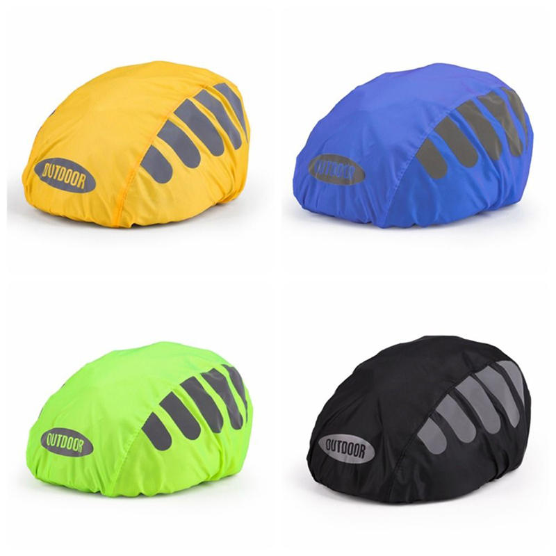 1 個自転車ヘルメットレインカバー反射ストリップ防水防風自転 - Cycling Gear For Rain のレビューと価格