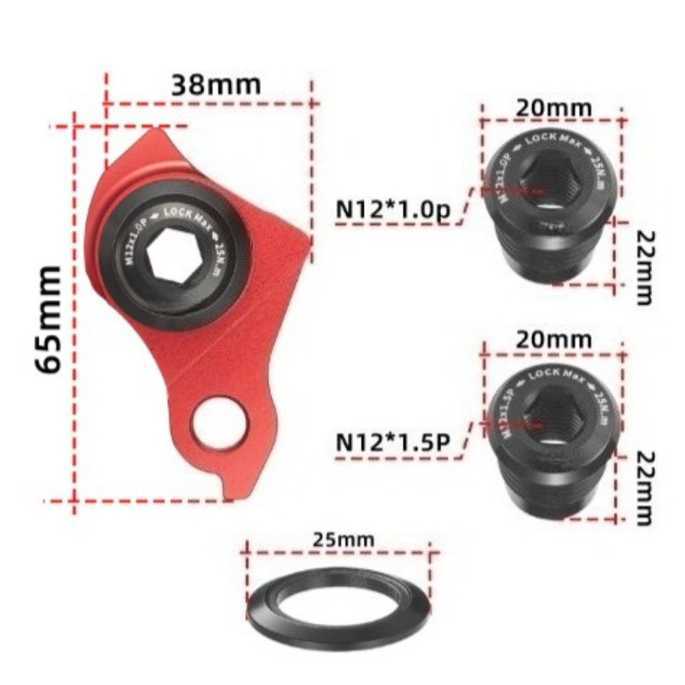 1 個自転車ギアテールフック部品トランスミッションハンガーア - Cycling Gear Hanger のレビューと価格