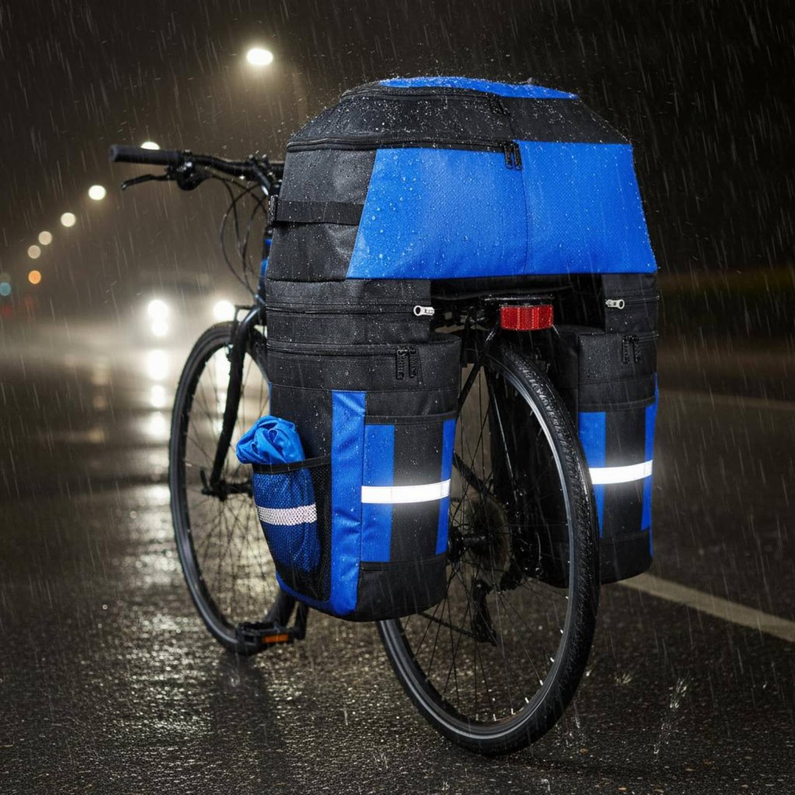 リアラックパニアバッグ レインカバー バイクパニアバッグ リ - Cycling Gear For Rain のレビューと価格