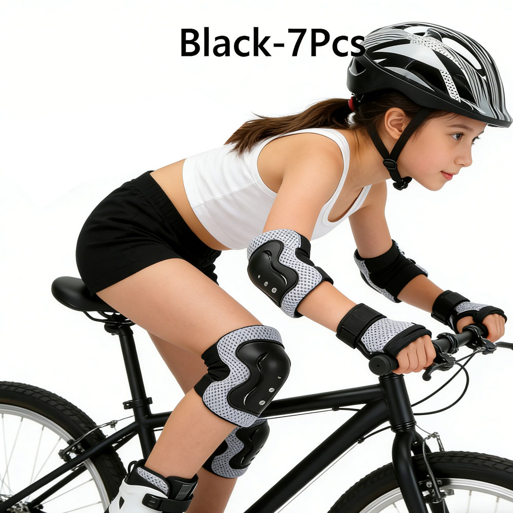 自転車スポーツ保護具セット 調整可能な子供用安全スケートヘル - Cycling Gear For Kids のレビューと価格